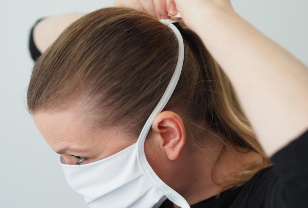nachhaltige waschbare Mund-Nasen-Maske vom deutschen Hersteller ERVY