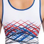 ERVY Turntrikot für Jungen in weiß mit Print in rot, atlantic und schwarz, vorne und hinten