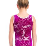 ERVY Samt, Velvet, Turnanzug, Wettkampfanzug, leotard CHERIE
