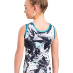 ERVY Samt, Velvet, Turnanzug, Wettkampfanzug, leotard NURIA
