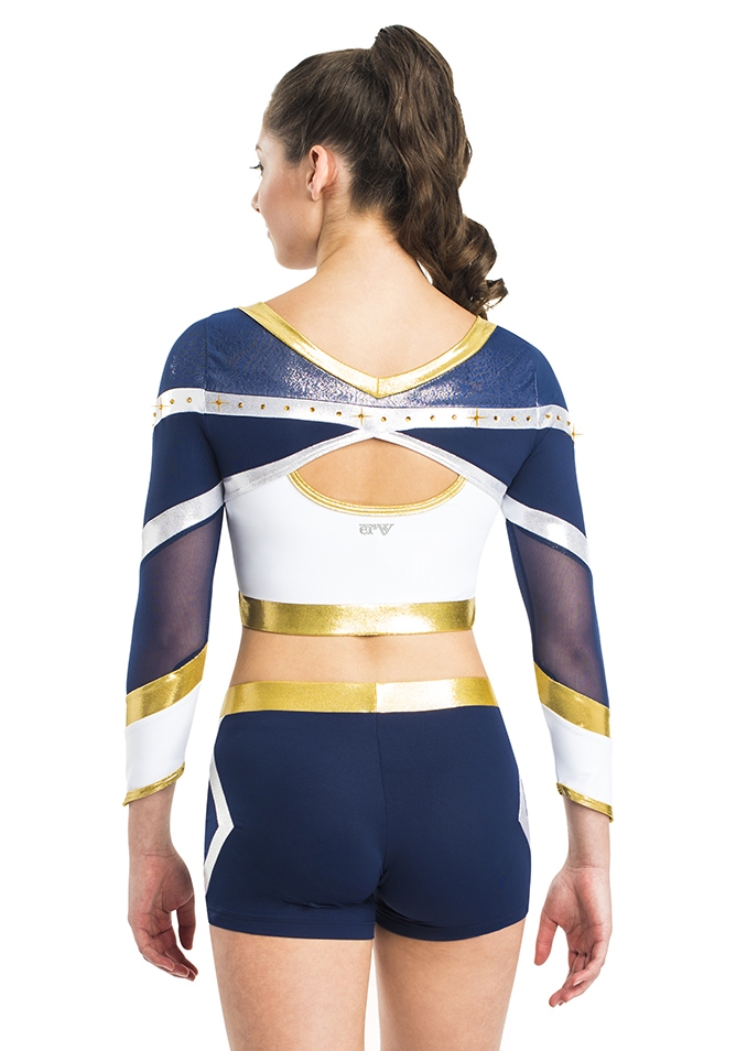 Cheer Crop-Top OREGON/1 - Gymnastics leotards, unitards and more