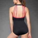 Ballettbody mit Neckholder und Spaghettiträgern