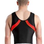 Turntrikot mit kurzen Paspeln vorne und hinten