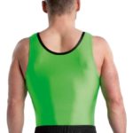 Turntrikot Männer Rücken in ganz grün