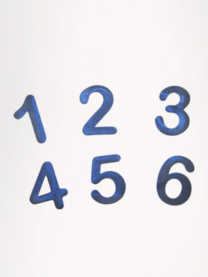 Sew-On Competition Numbers Set 1–6