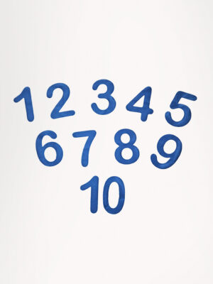 Sew-On Fabric Competition Numbers Set 1–10